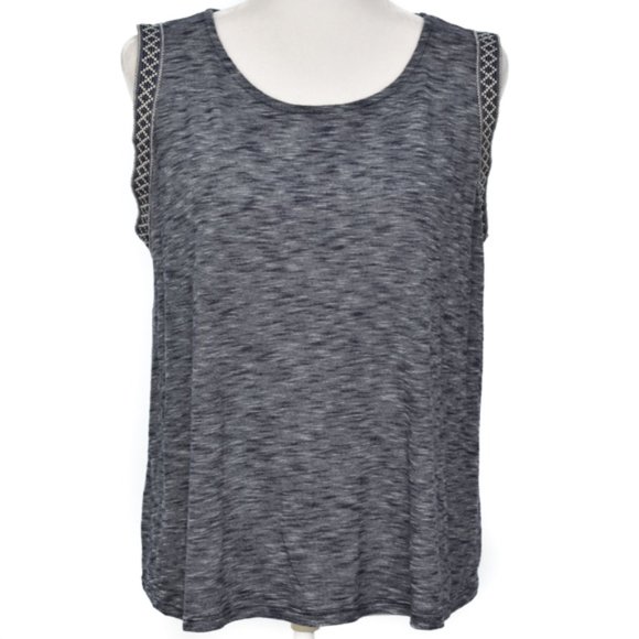 Anthropologie Tops - W5 Anthropologie L Sleeveless Tee Top Anthro Shirt